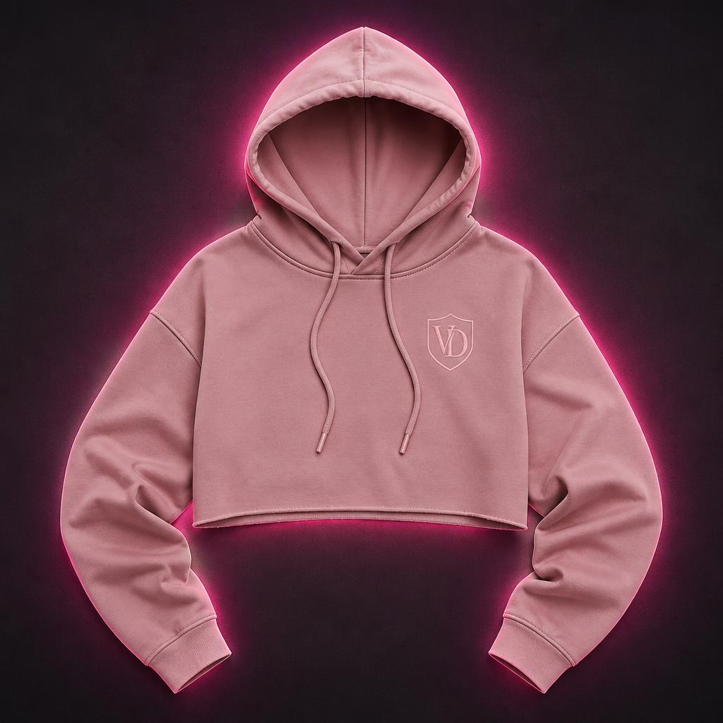 Vice District Crop Hoodie